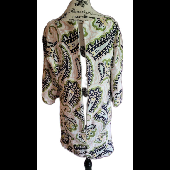 BODEN 100 % LINEN paisley casual resort mini pockets dress 2P - Picture 8 of 12